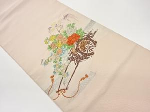 花車模様織出し名古屋帯